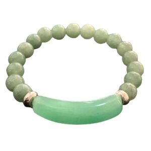 Aventurine Natural Stone Handmade Green Gemstone Healing Boho Bead Bracelet NEW